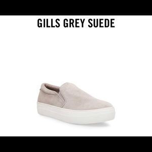 Steve Madden Gills Grey Suede
